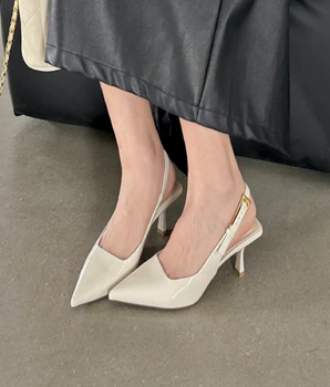 The Kitten Heel Slingbacks