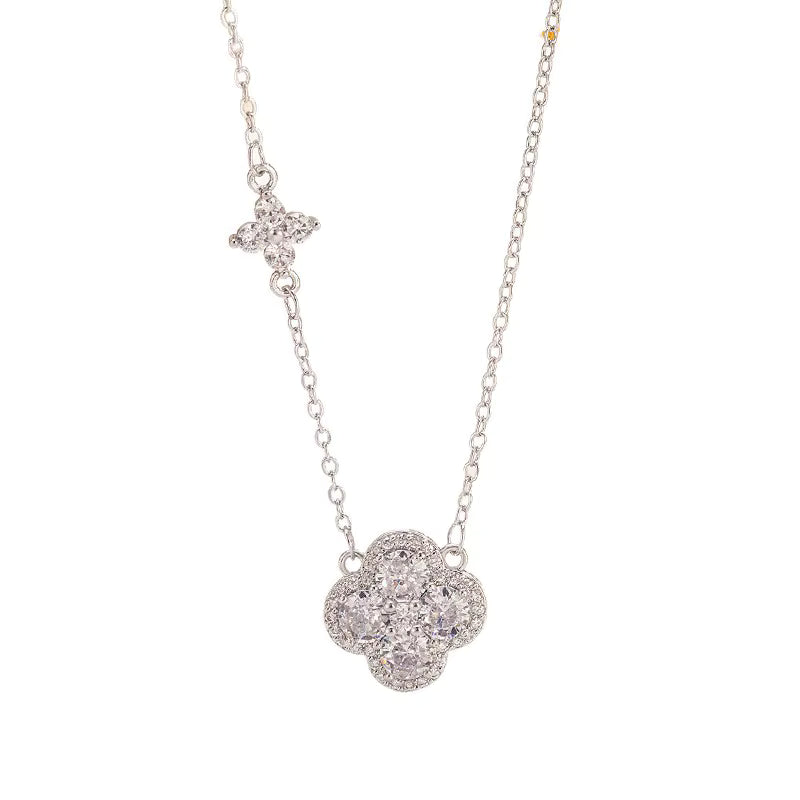 The Silver Clover Necklaces