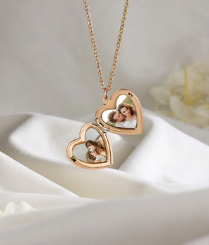 Riley Personalised Photo Lockets / Stainless Steel