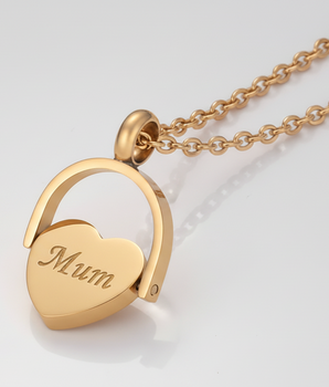 The Stephanie Rotating Heart Necklace - Nina Kane Jewellery