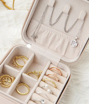 Personalised Jewellery Boxes - Pearly Pink - Nina Kane Jewellery