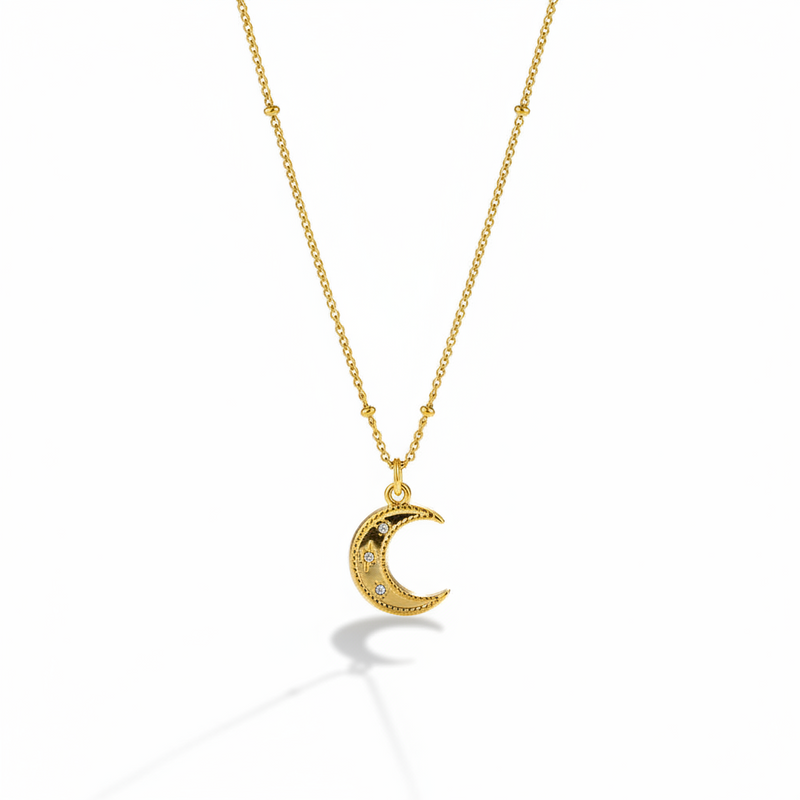 The Golden Moon Necklace