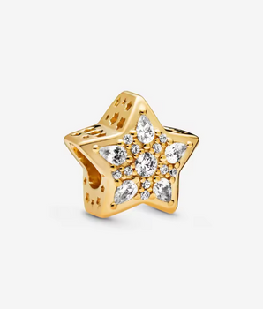 The Golden Star Charm / 925 Sterling Silver - Nina Kane Jewellery