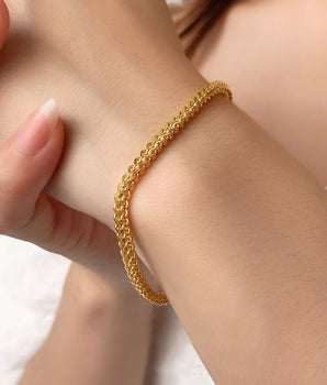 Delicate Cuban Link Bracelet / Stainless Steel