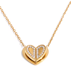 The Fluttering Hearts Necklace - Nina Kane Jewellery