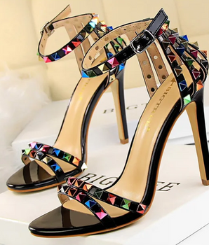 The "Prism" Stiletto Sandals - Nina Kane Jewellery