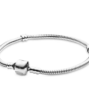 The Snake Chain Charm Bracelets / 925 Sterling Silver - Nina Kane Jewellery