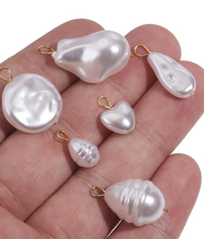 The Pearl Charms / 18K Gold Plated - Nina Kane Jewellery