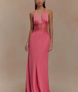 Coralie Backless Maxi Dress - Nina Kane Jewellery