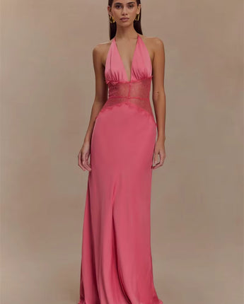 Coralie Backless Maxi Dress - Nina Kane Jewellery