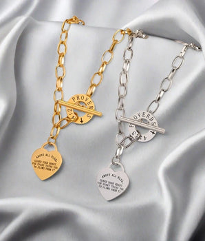 Above All Else Chain Necklaces / 18K Gold Plated - Nina Kane Jewellery