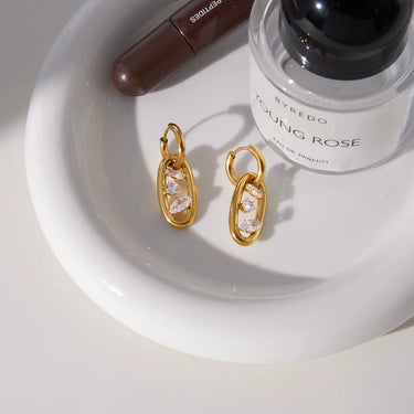 The Yvonne Crystal Earrings - Nina Kane Jewellery
