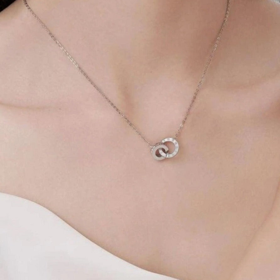 Birkley Roman Necklaces / Titanium Steel - Nina Kane Jewellery
