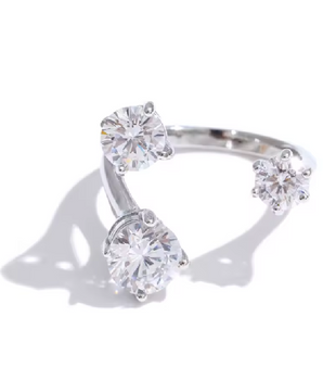 The Yasmin Three Prong Ring - Nina Kane Jewellery