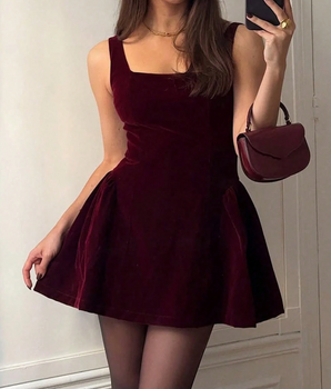 The Dora Velvet Mini Dress