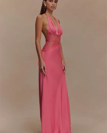 Coralie Backless Maxi Dress - Nina Kane Jewellery