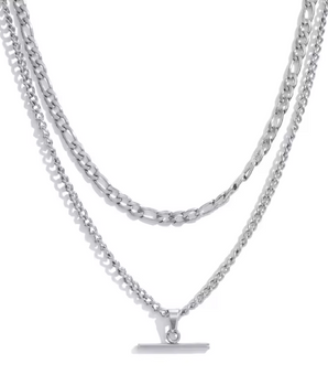 The Daniela Layered Necklace / 18K Gold Plated