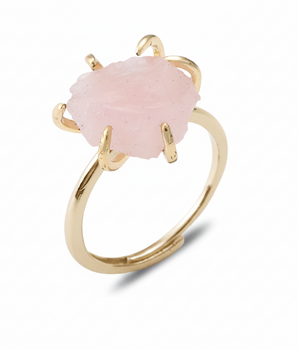 The Raw Cut Crystal Rings