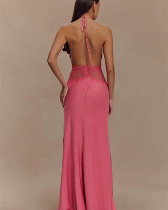 Coralie Backless Maxi Dress - Nina Kane Jewellery
