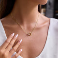 The Micheala Mixed Metal Necklaces view 2