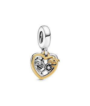 The Gold Heart Bee Charm / Alloy - Nina Kane Jewellery