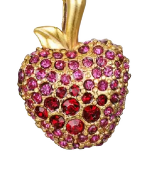 The Luxe Apple Charm / 18K Gold Plated - Nina Kane Jewellery