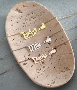 HP Style Personalised Name Necklaces - Nina Kane Jewellery