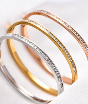 Carmella Diamond Bangles - Nina Kane Jewellery