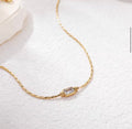 Elianne Herringbone Diamond Necklace view 3