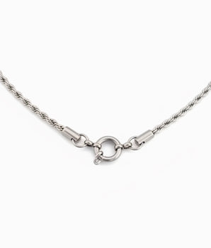 The Silver Twist Charm Necklace - Nina Kane Jewellery