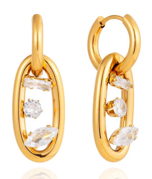 The Yvonne Crystal Earrings - Nina Kane Jewellery