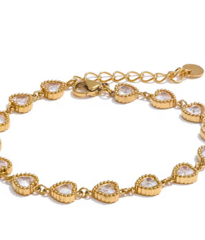 Drew Heart Diamond Bracelets