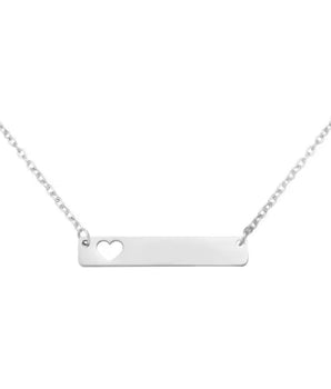 Nicole Personalised Tab Necklaces - Nina Kane Jewellery