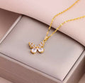 Khloe Crystal Butterfly Necklace view 2