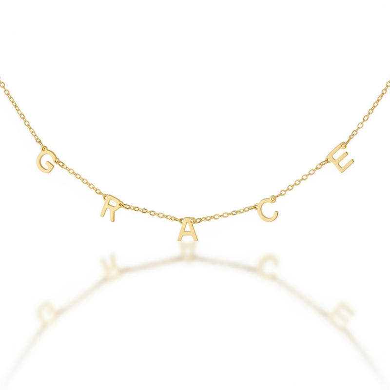 Olga Dainty Personalised Name Necklace