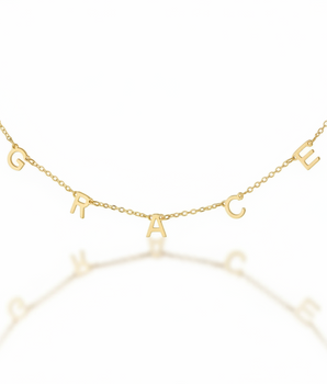 Olga Dainty Personalised Name Necklace - Nina Kane Jewellery