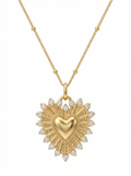 Katherine Diamond Heart Necklace view 6