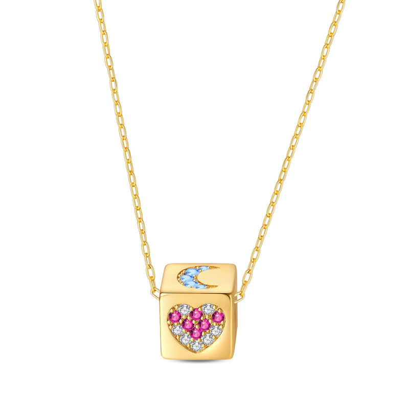 The Charmed Cube Necklace