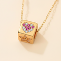 The Charmed Cube Necklace view 2