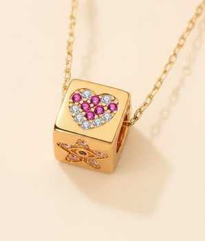 The Charmed Cube Necklace
