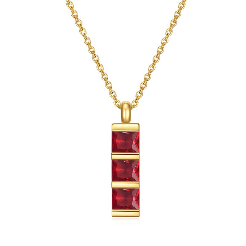 The Stacked Stone Necklaces