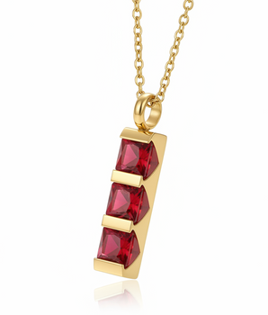 The Stacked Stone Necklaces