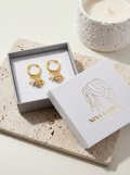 The Celestial Trio Charm Earrings view 5