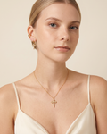 The Juliet Cross Necklace view 2
