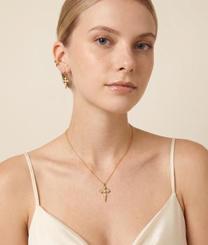 The Juliet Cross Necklace - Nina Kane Jewellery
