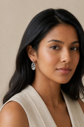 The Yvonne Crystal Earrings view 6