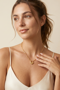 The Pearl Heart Lock Necklace view 3