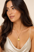 Signature Lock Initial Necklace view 5