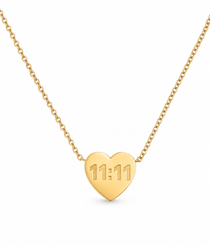 The 11:11 Heart Manifestation Necklace