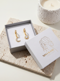 The Celeste Star & Moon Earrings view 6